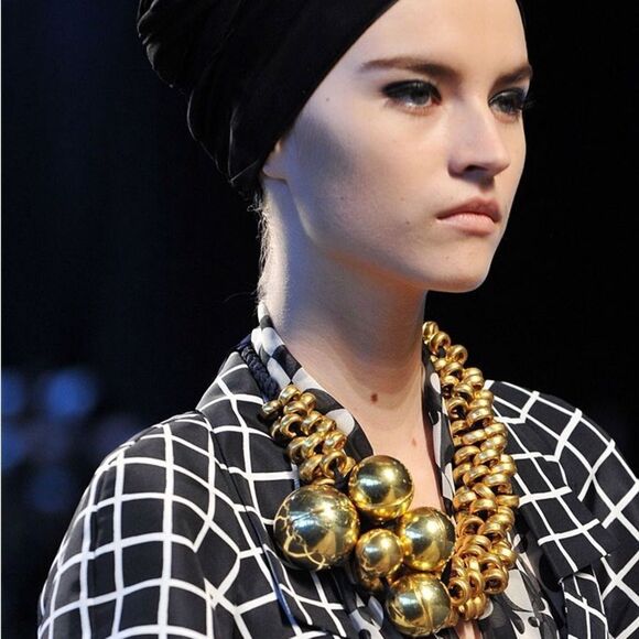 Dries Van Noten Spring 2009 Paris, Cotton Black & White Windowpane Vest Gilet - Picture 5 of 16